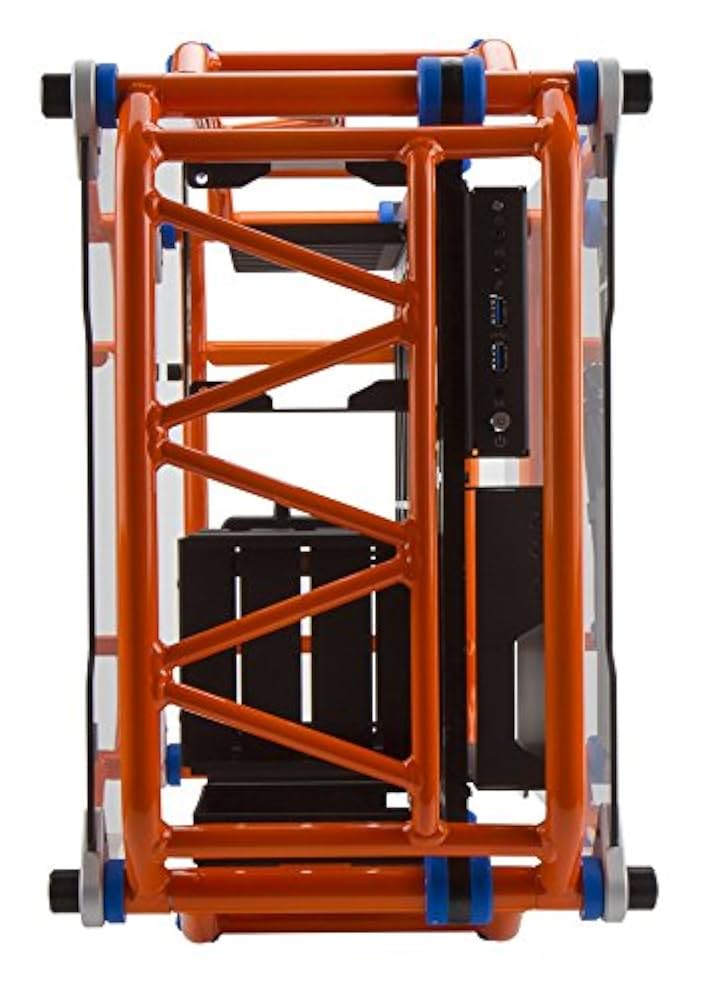 INWIN PCケースD-Frame（オレンジ） mini MiniITX対応 Amazon.co.jp: In Win オートバイ スチールチューブ Mini-ITX
